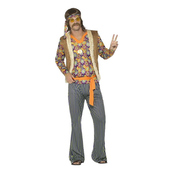hippie maskeraddräkt 60-talet