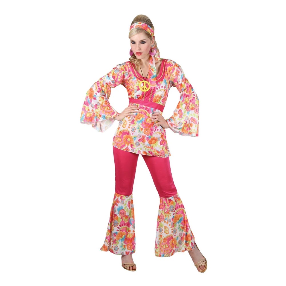 hippie maskeraddräkt 60-talet